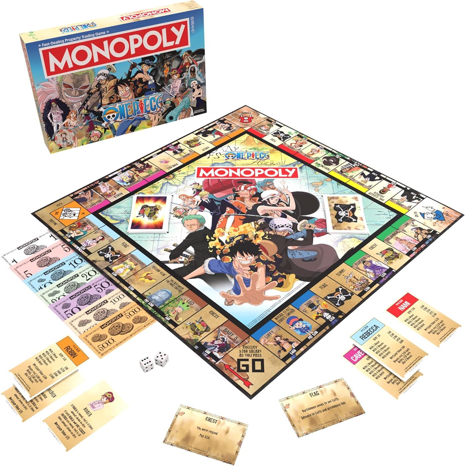 USAopoly - Monopoly - One Piece Edition Board Game