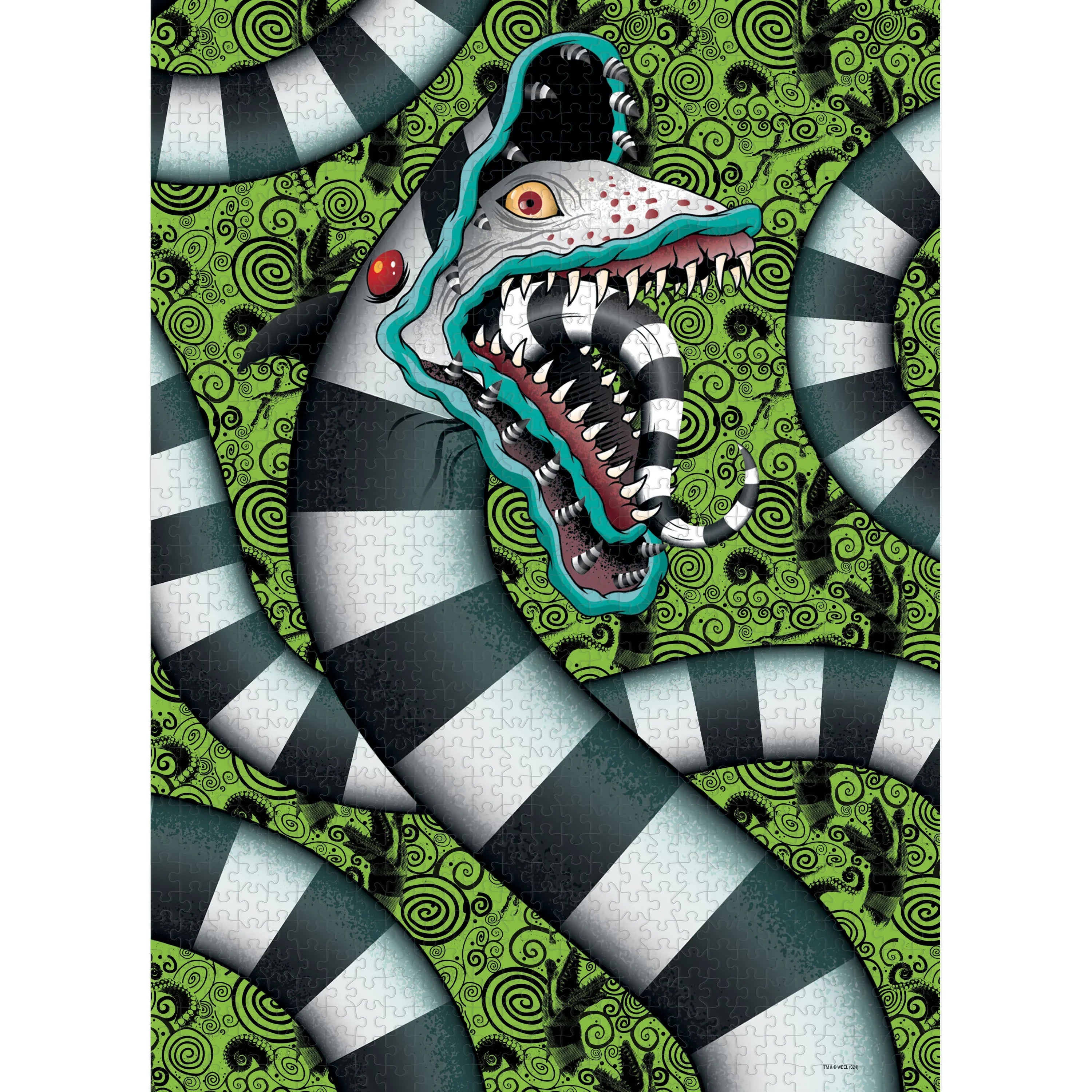 USAopoly - Puzzle - Beetlejuice Sandworm (1000-Piece Puzzle)