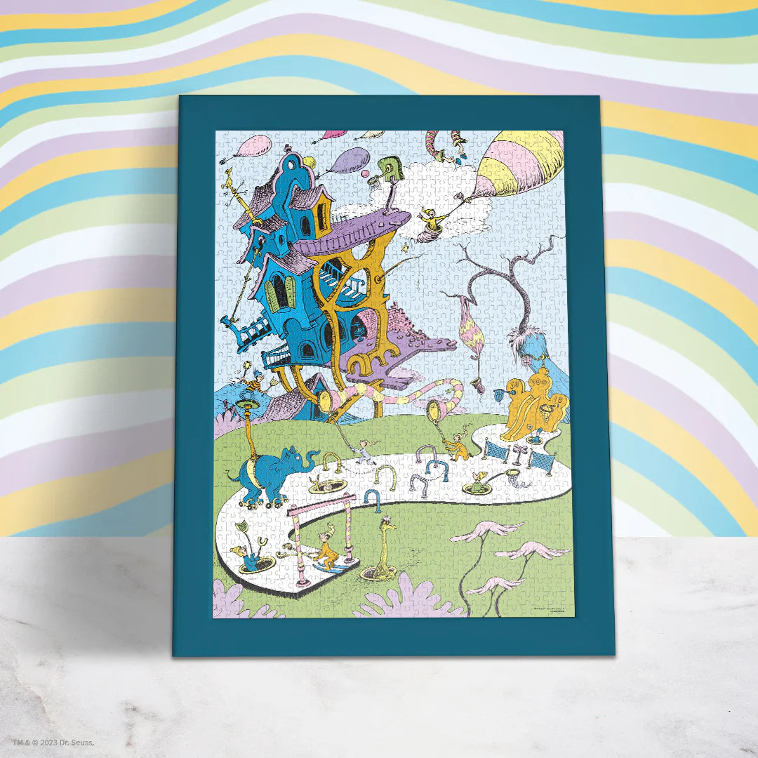 USAopoly - Puzzle - Dr Seuss (Puzzle de 1000 pièces)