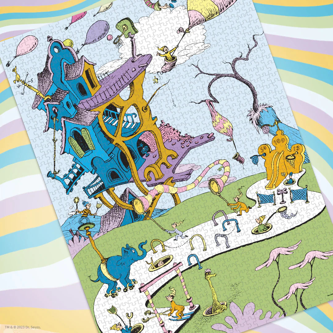 USAopoly - Puzzle - Dr Seuss (Puzzle de 1000 pièces)