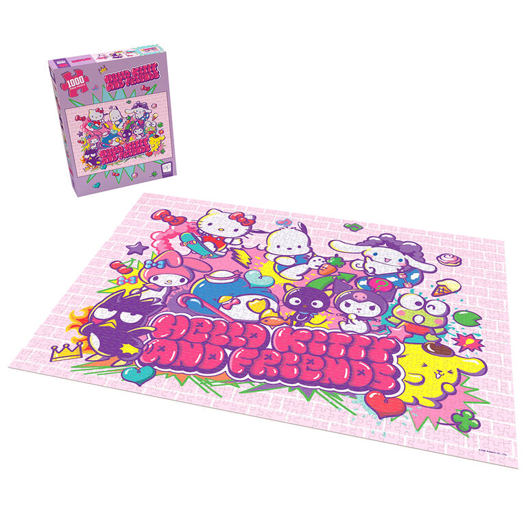 USAopoly - Puzzle - Hello Kitty And Friends Tokyo Skate (1000 Piece Puzzle)