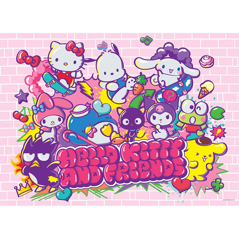 USAopoly - Puzzle - Hello Kitty And Friends Tokyo Skate (1000 Piece Puzzle)