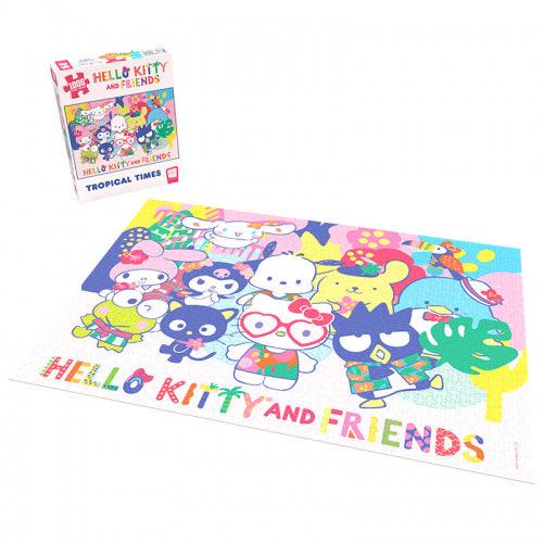 USAopoly - Puzzle - Hello Kitty et ses amis : Temps tropicaux (Puzzle de 1000 pièces)