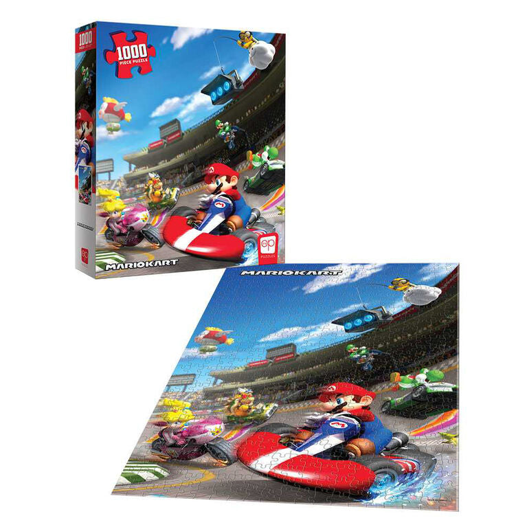 USAopoly - Puzzle - Super Mario - Mario Kart (Puzzle de 1000 pièces)