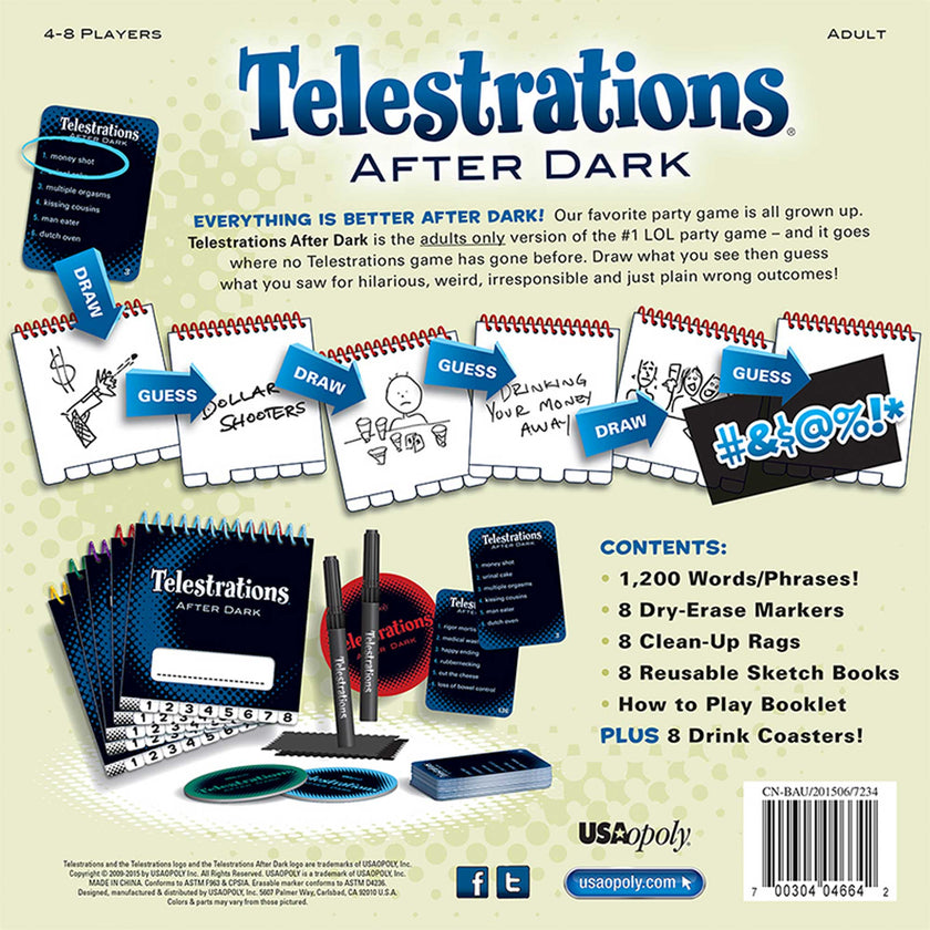 USAopoly - Telestrations - After Dark