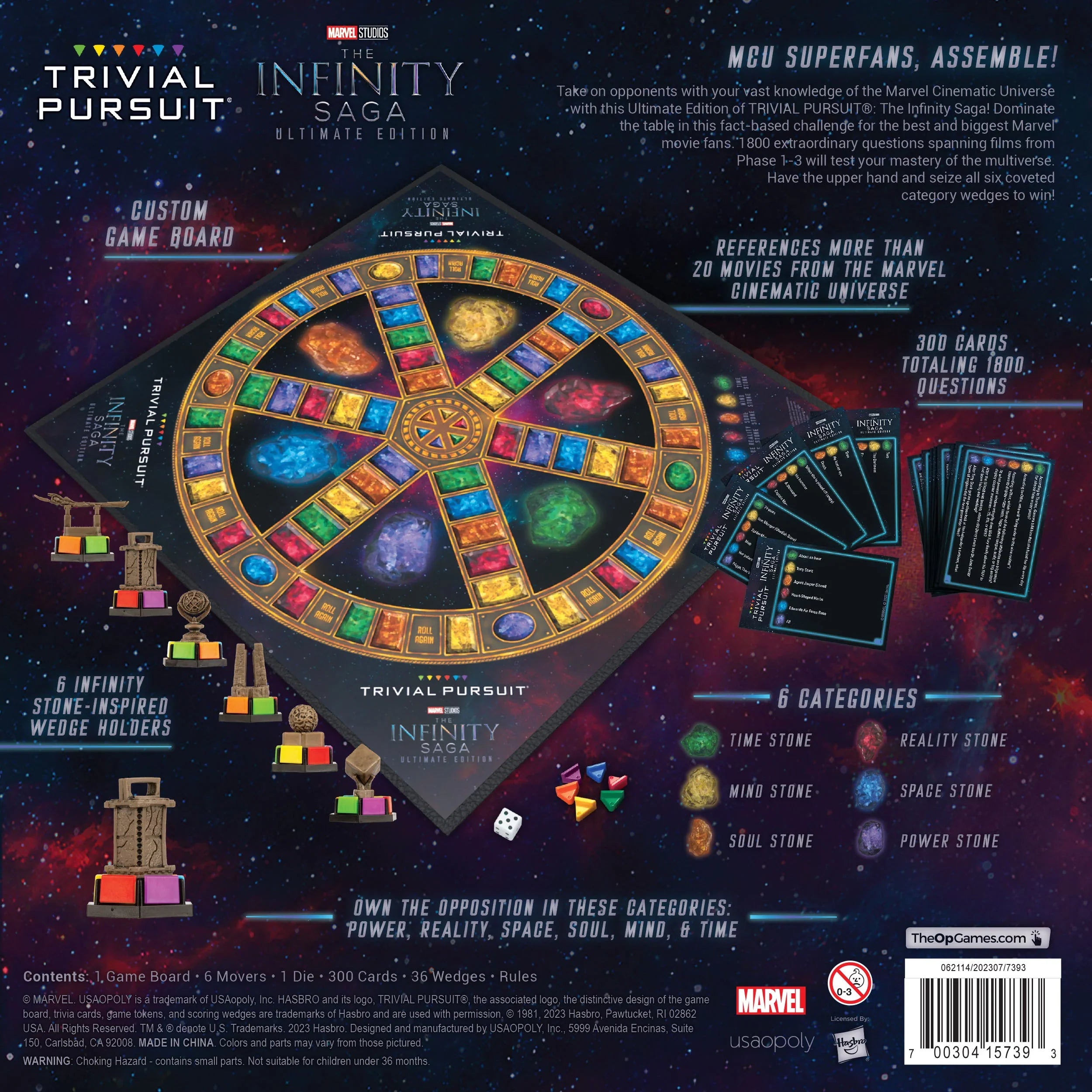 USAopoly - Trivial Pursuit - Marvel Cinematic Universe Ultimate Edition