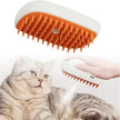 USB Rechargeable Pet Steam Grooming Brush for Cats & Dogs – Spray Massage Comb