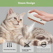 USB Rechargeable Pet Steam Grooming Brush for Cats & Dogs – Spray Massage Comb