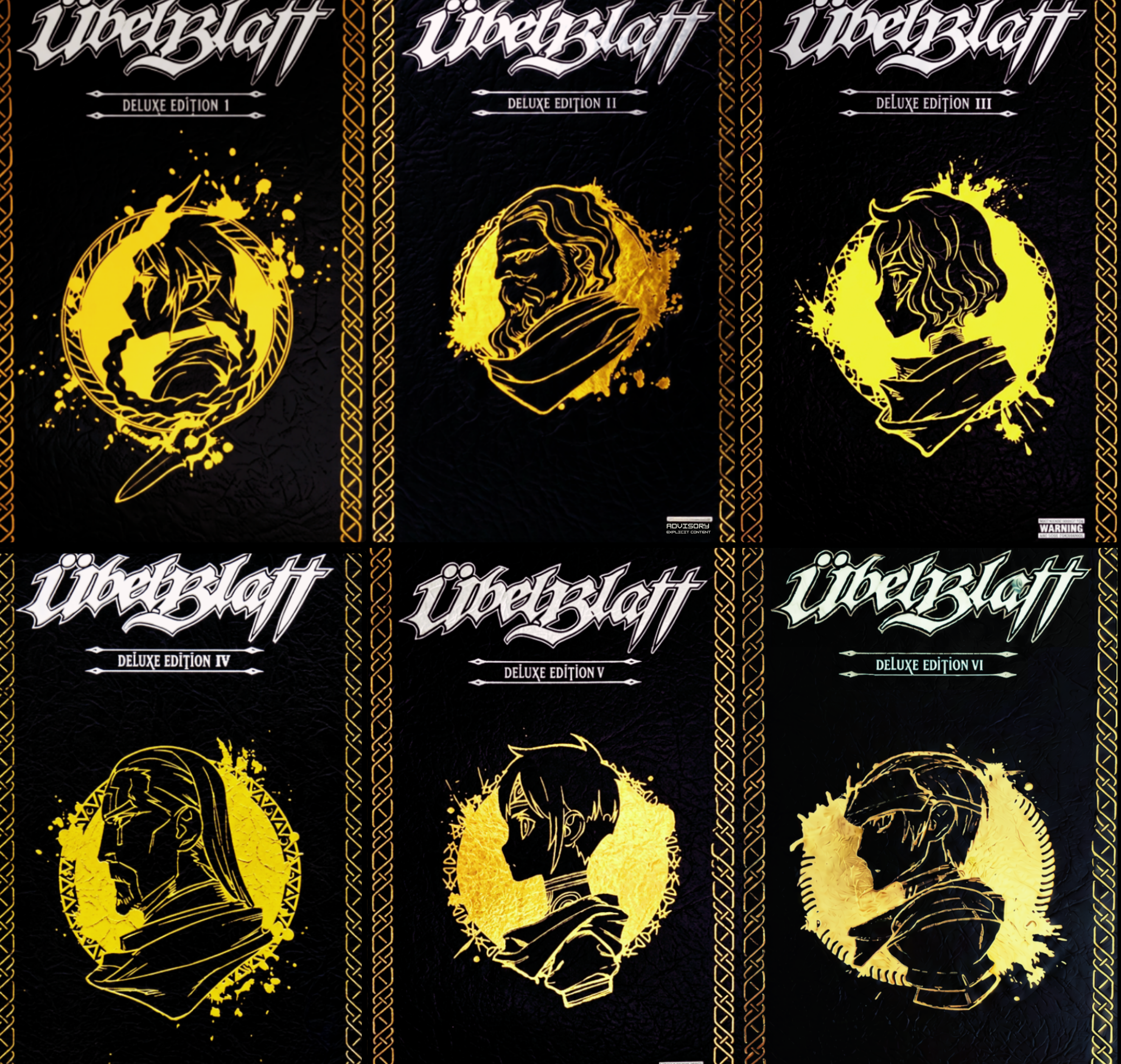 Übel Blatt Deluxe Edition Manga Set (Vols. 1-6)