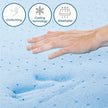 UltraFlex® SERENITY Orthopedic, Premium Smart Gel Infused Memory Foam, Eco-friendly Mattress with Waterproof Mattress Protector (Made in Canada)