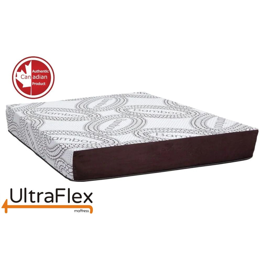 UltraFlex® SERENITY Orthopedic, Premium Smart Gel Infused Memory Foam, Eco-friendly Mattress with Waterproof Mattress Protector (Made in Canada)