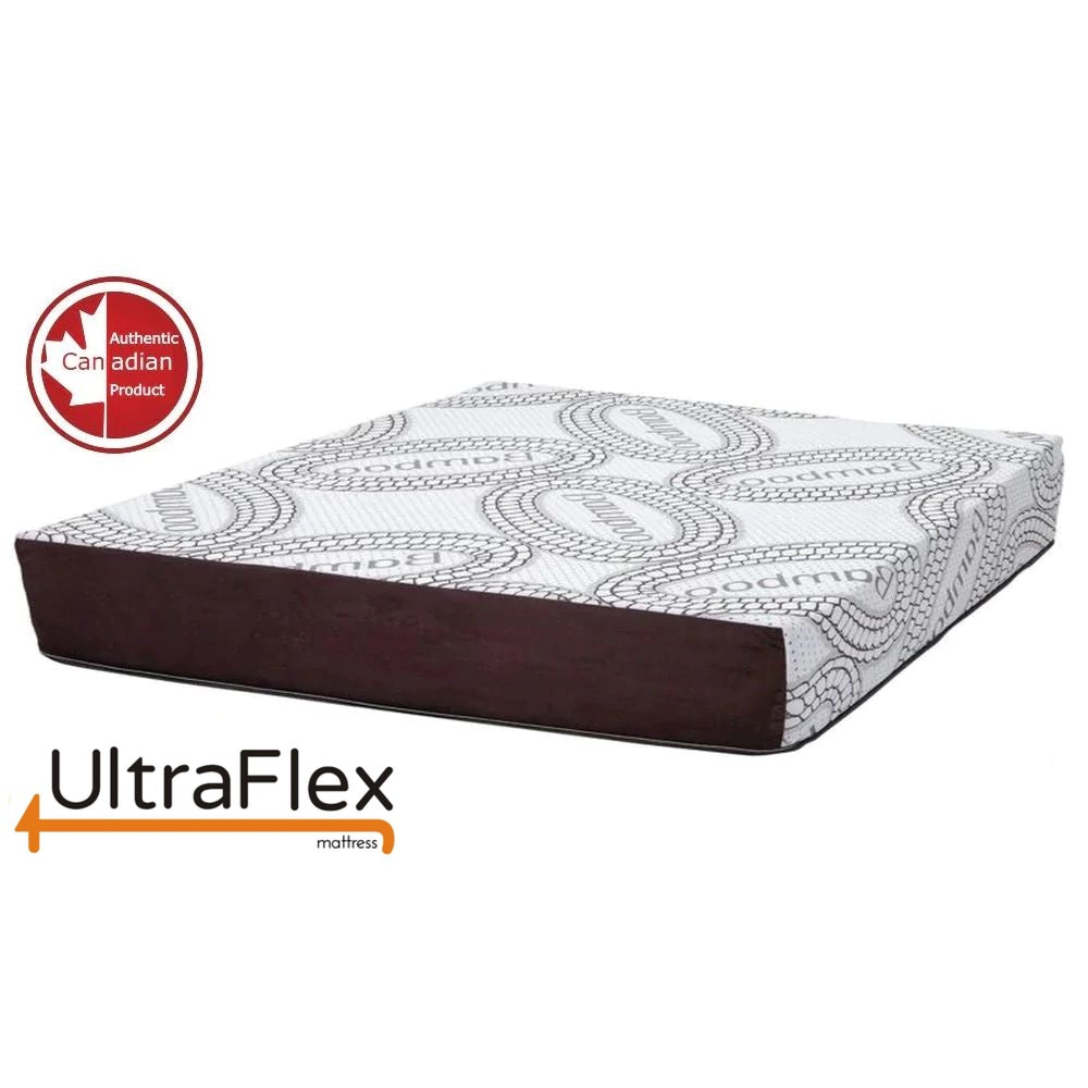 UltraFlex® SERENITY Orthopedic, Premium Smart Gel Infused Memory Foam, Eco-friendly Mattress with Waterproof Mattress Protector (Made in Canada)