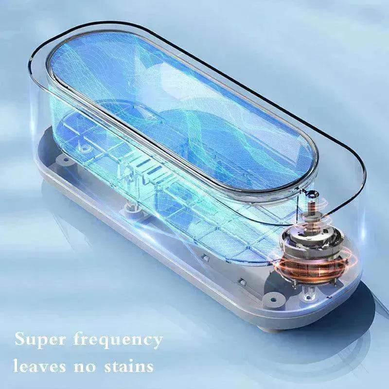 Ultrasonic Clean Machine High Freq Wash Jewelry Watch Ring Dental Cleaner