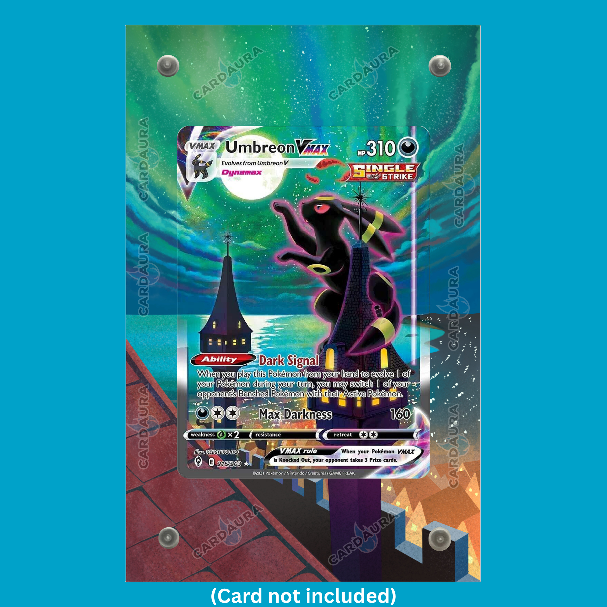Umbreon VMAX 215/203 Evolving Skies (Ungraded) Display Case