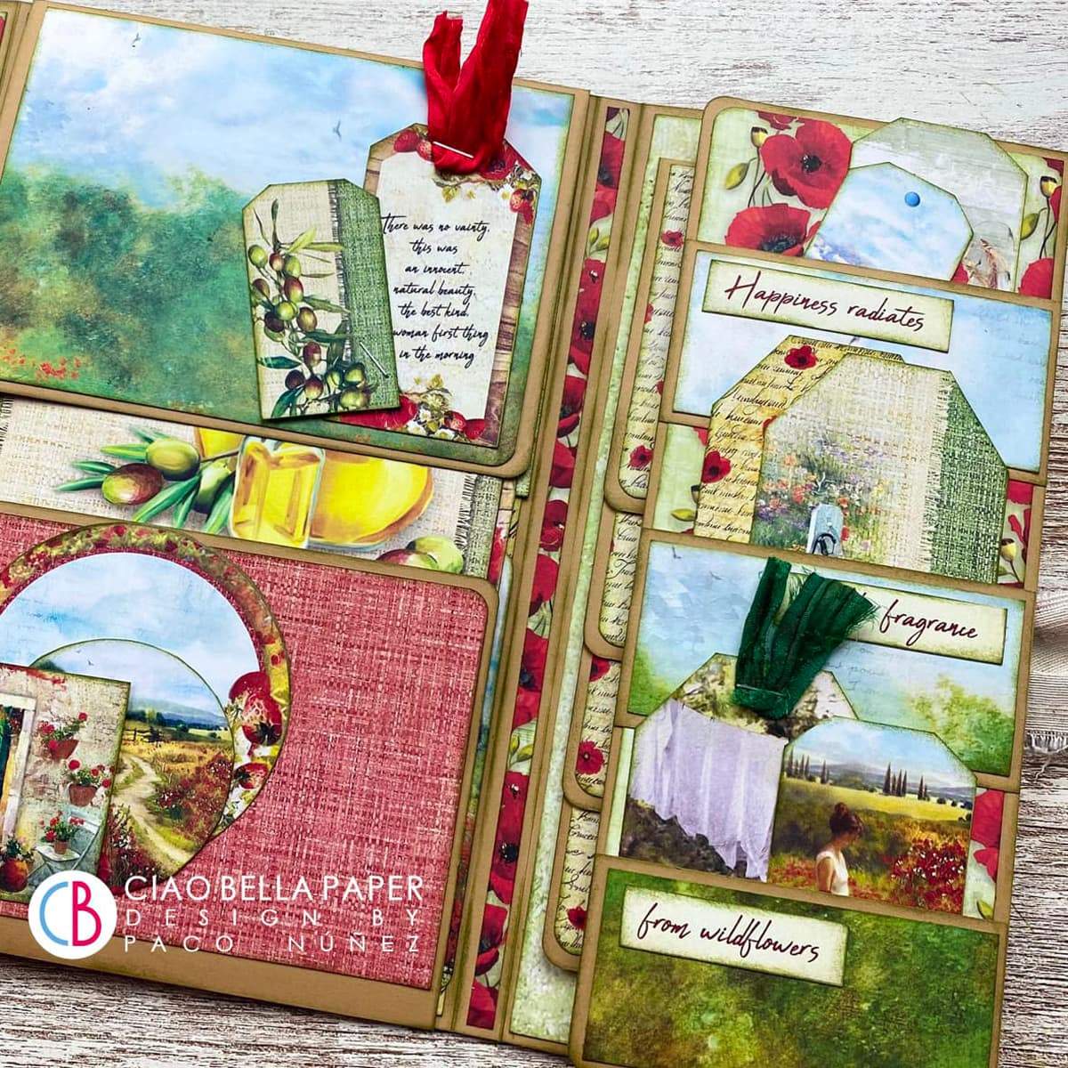 Ciao Bella Under The Tuscan Sun Patterns Pad 12