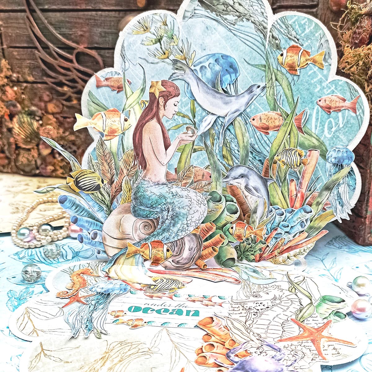 Ciao Bella Underwater Love Fussy Cut Pad 6