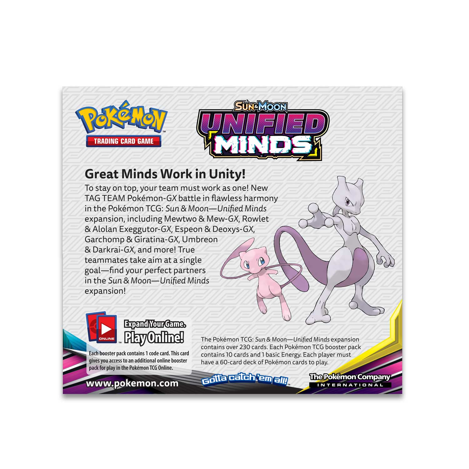 Pokémon TCG - Sun & Moon - Unified Minds - Booster Box