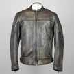 Unik International Men's Reflective Stripe Motorcycle Jacket