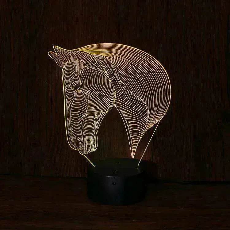 Unique Design of Horse's head LED night lights