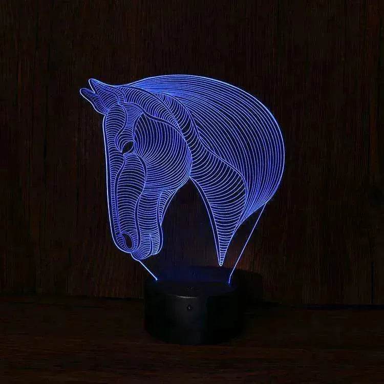Unique Design of Horse's head LED night lights