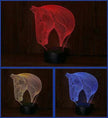 Unique Design of Horse's head LED night lights