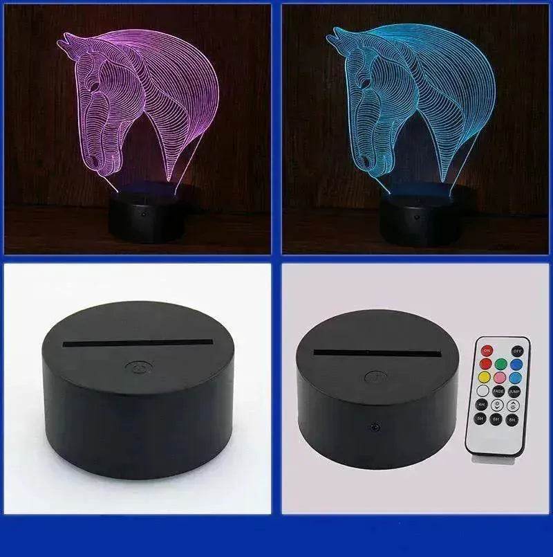 Unique Design of Horse's head LED night lights