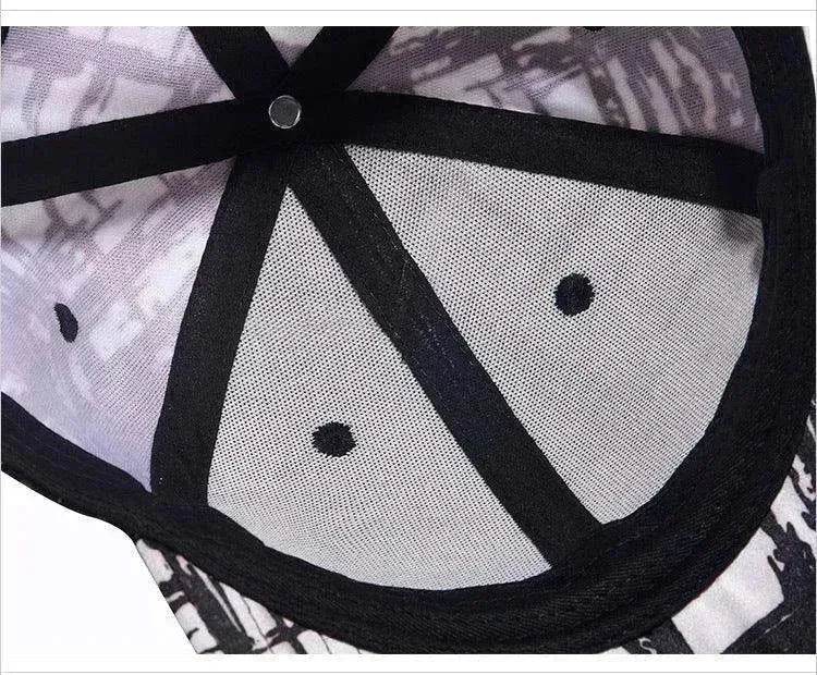 Unisex Black And White Mesh Sun Visor Hot Style Caps