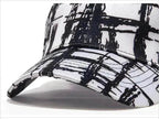 Unisex Black And White Mesh Sun Visor Hot Style Caps