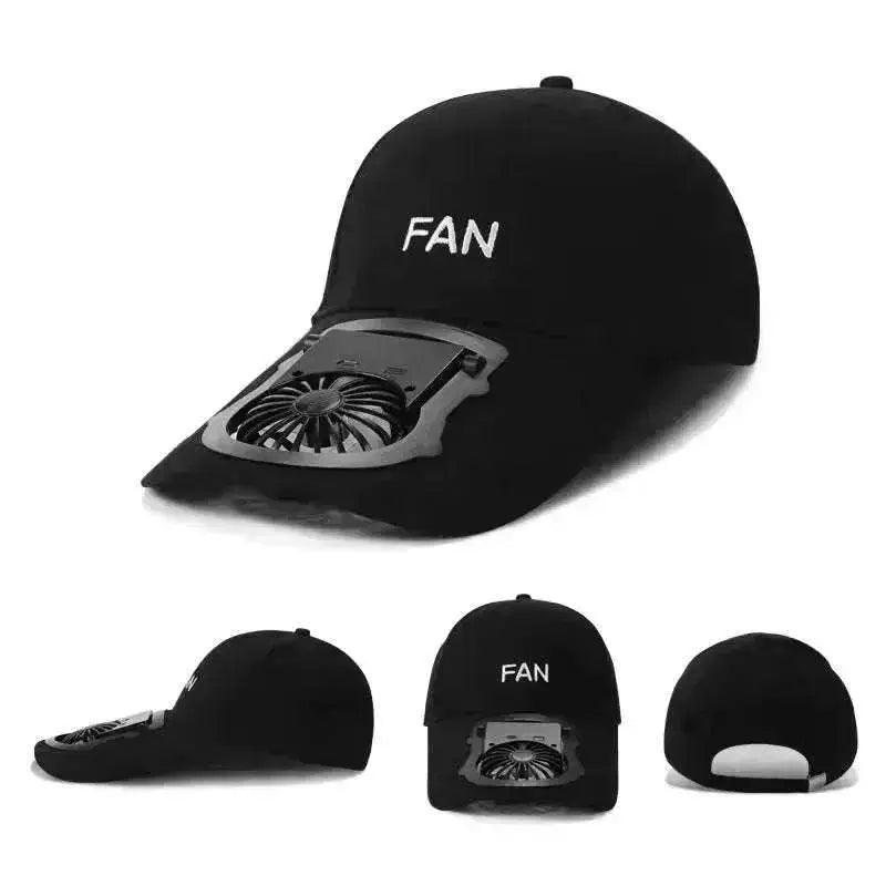 Unisex Charging Cooling Fan Protection Outdoor Sun Hat