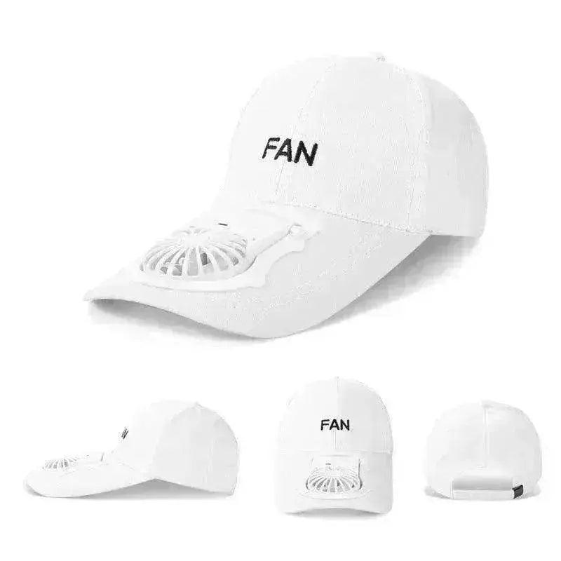 Unisex Charging Cooling Fan Protection Outdoor Sun Hat