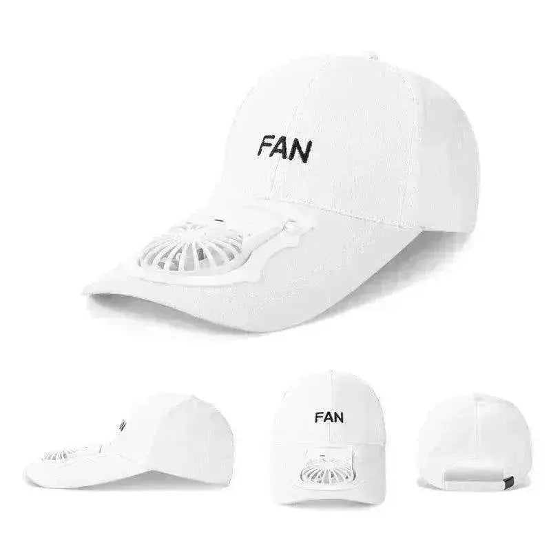 Unisex Charging Cooling Fan Protection Outdoor Sun Hat