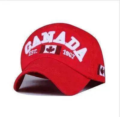 Unisex Embroidery Duck Tongue Canada Hat
