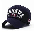 Unisex Embroidery Duck Tongue Canada Hat