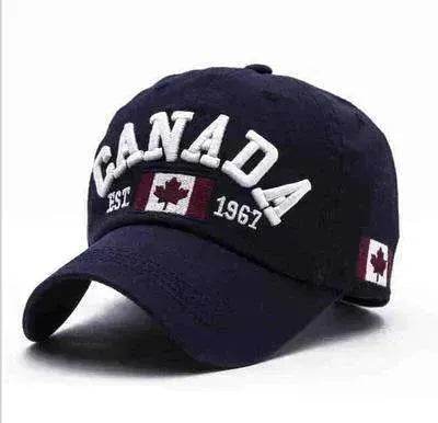 Unisex Embroidery Duck Tongue Canada Hat