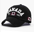 Unisex Embroidery Duck Tongue Canada Hat