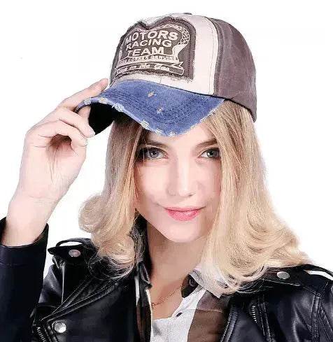 Unisex Eye catching Cotton Hip Hop Grinding Multicolor Hat