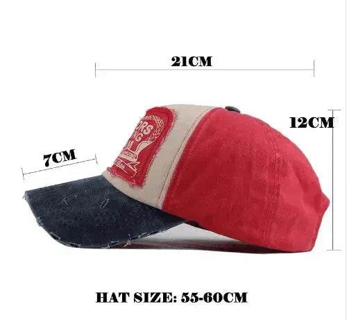 Unisex Eye catching Cotton Hip Hop Grinding Multicolor Hat