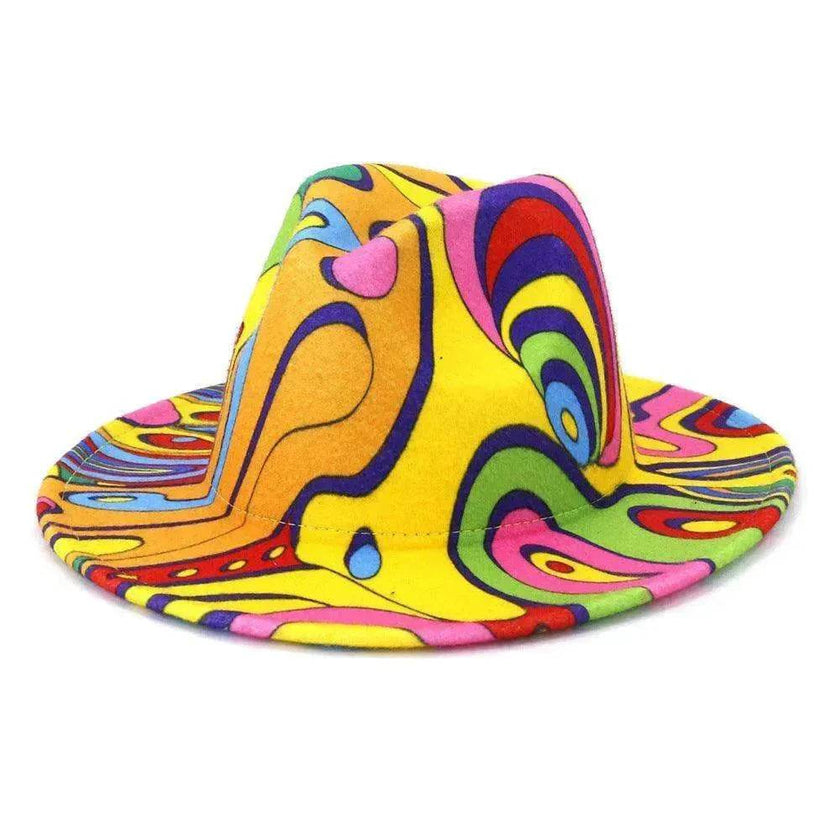 Unisex  Graffiti Big Brim Korean Style Fashion Hat