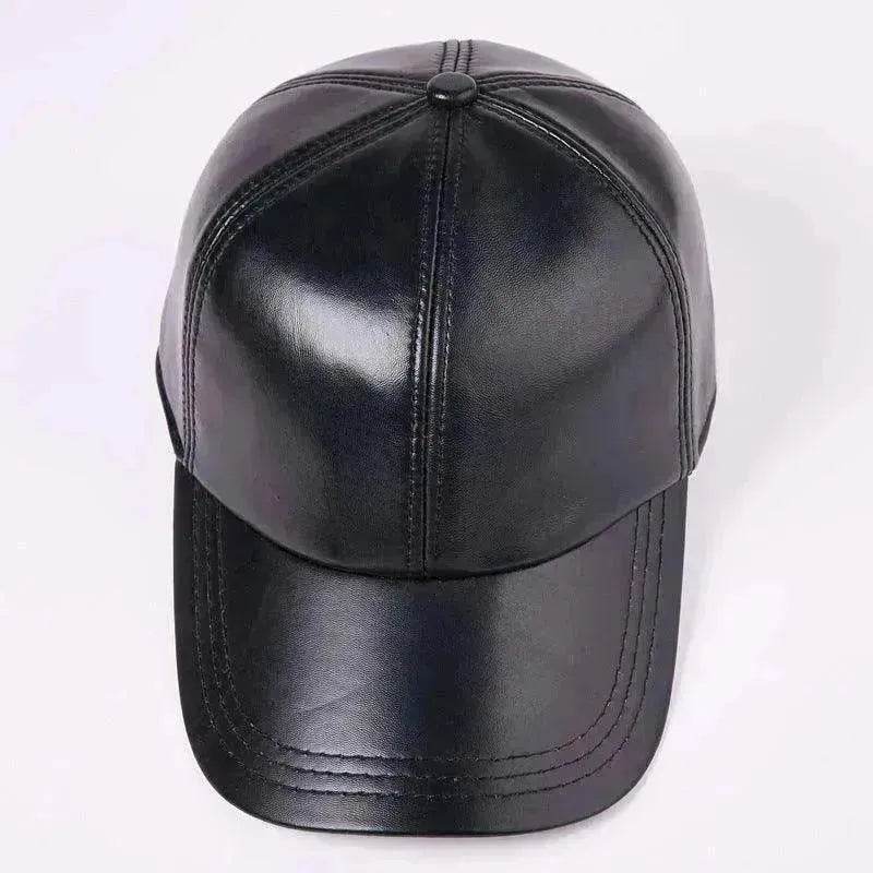 Unisex Leather Sheepskin Thickened Warm Hat