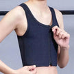 Unisex T Era Les Chest Cover Short Bandage shaping with Zipper