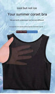 Unisex T Era Les Chest Cover Short Bandage shaping with Zipper