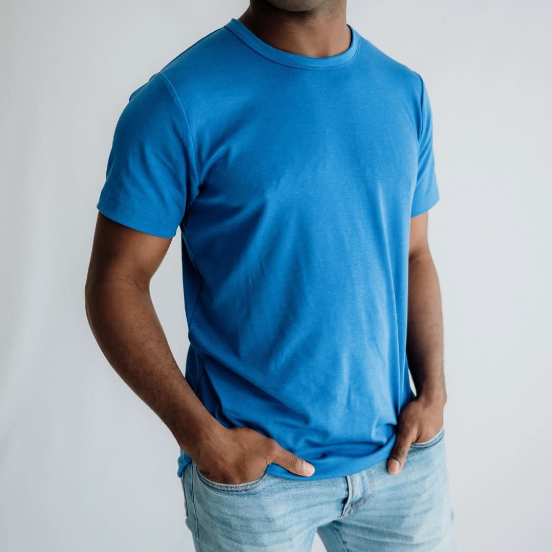 Adult Unisex Bamboo T-Shirt | Powder Blue
