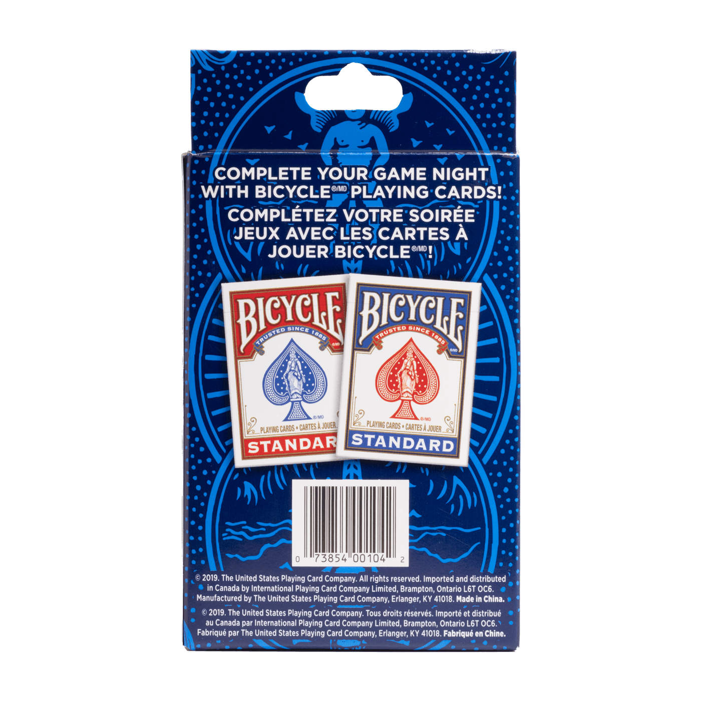 United States Playing Card - Bicycle - 2G 100 Count - Plastic Poker Chips