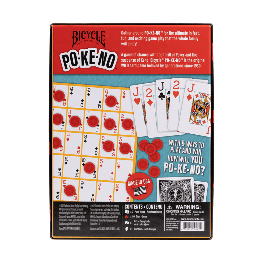 United States Playing Card - Bicycle - Po-Ke-No (The Original Wild Card Game)