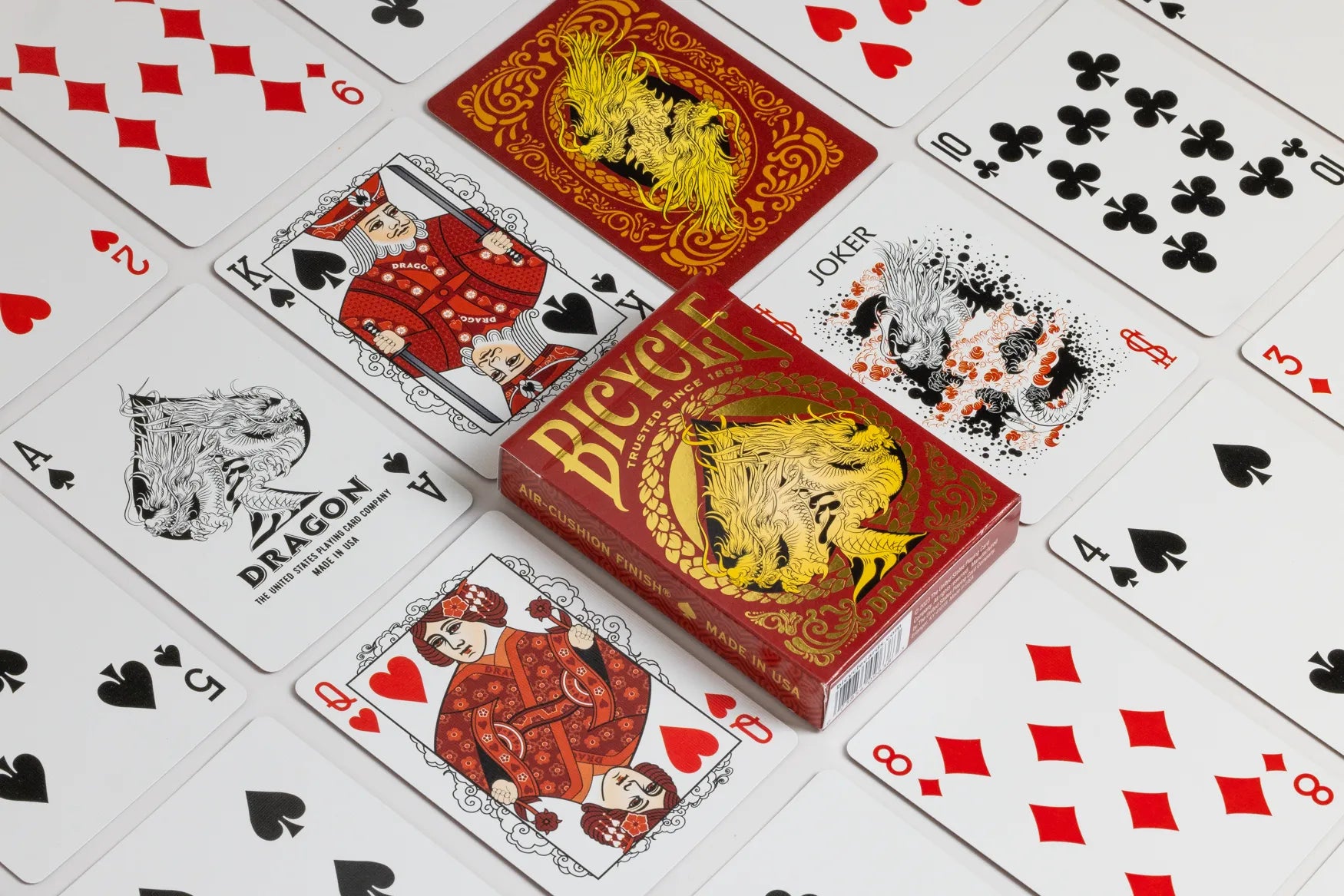 United States Playing Card - Bicycle - Red Dragon