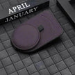 Car Sun Visor Glasses Holder Clip – Leather Eyeglasses & Card Holder for Car Visor