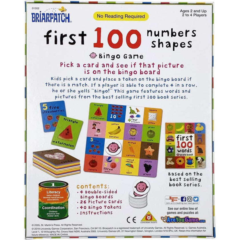 University Games - First 100 Numbers - and Shapes