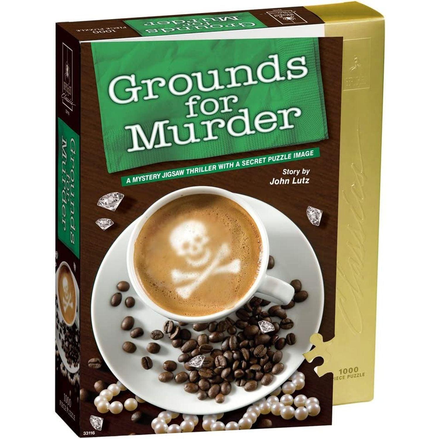 University Games - Grounds For Murder - Classic Mystery Jigsaw Puzzle (1000-Piece Puzzle)