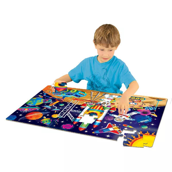 University Games - Puzzles géants pour le sol - Dans l'espace