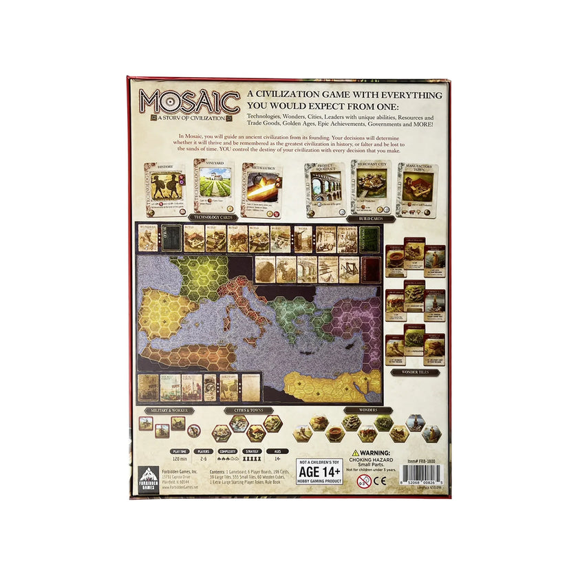 Jeux universitaires - Mosaïque - Histoire de la civilisation